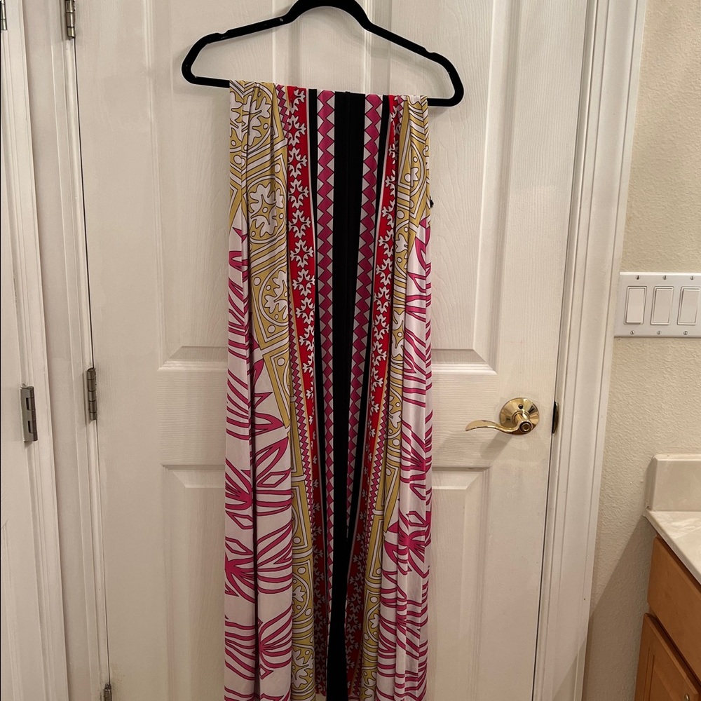 Colorful Patterned Maxi Dress